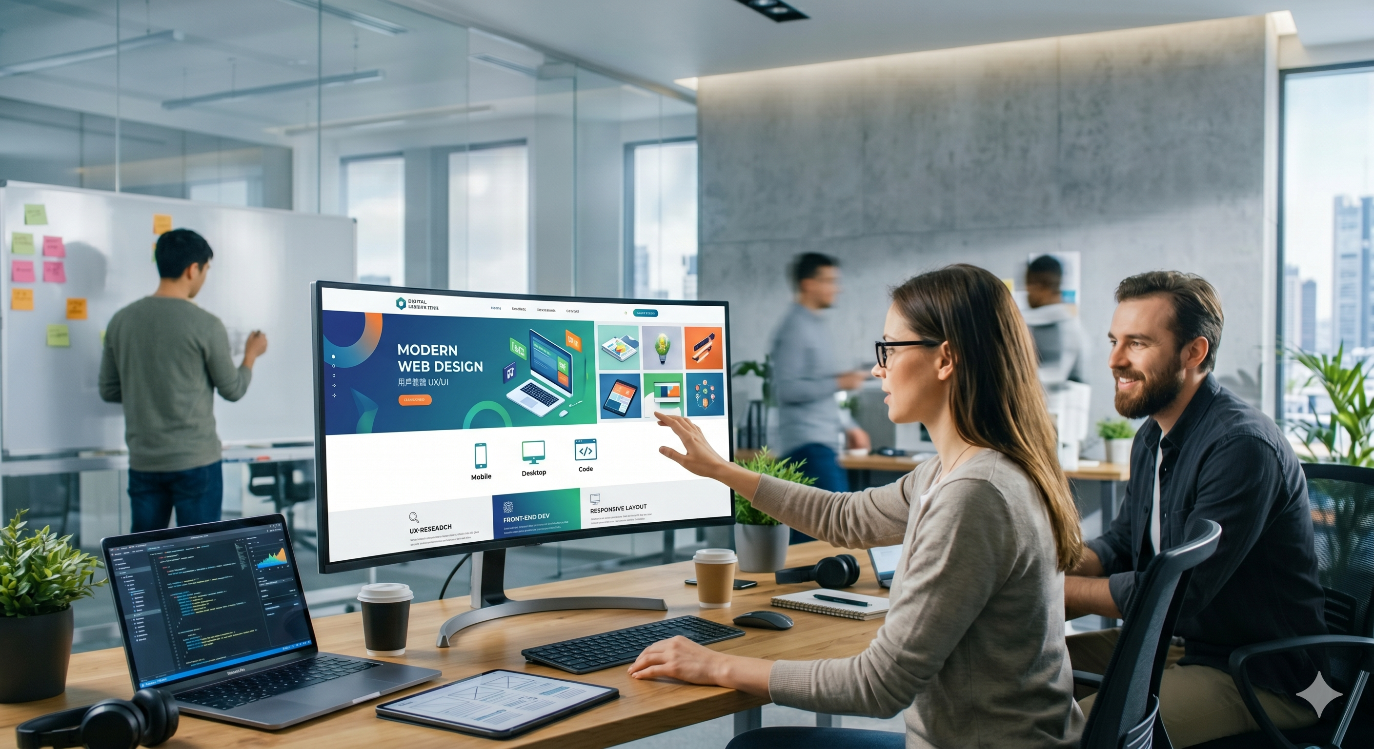 現代化網頁設計